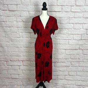 NWOT TORRID Floral Red Dress Sz 3X